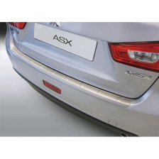 ABS Achterbumper beschermlijst passend voor Mitsubishi ASX 11/2012-9/2016 'Brushed Alu' Look