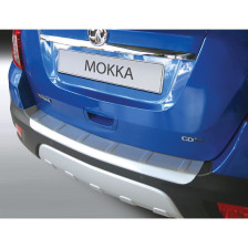 ABS Achterbumper beschermlijst passend voor Opel Mokka 2012- Zilver.