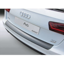 ABS Achterbumper beschermlijst passend voor Audi A6 Avant 9/2014-8/2018 (excl. Allroad/S6/RS6) Zwart