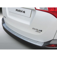 ABS Achterbumper beschermlijst passend voor Toyota RAV-4 4x4 2013-2016 'Brushed Alu' Look