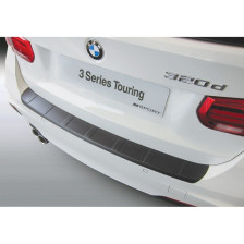 ABS Achterbumper beschermlijst passend voor BMW 3-Serie F31 Touring 2012-2019 'M-Sport' 'Ribbed' Zwart