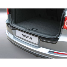 ABS Achterbumper beschermlijst passend voor Volkswagen Tiguan 4x4 2007-2016 (voor modellen met trekhaak) Zwart