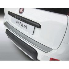 ABS Achterbumper beschermlijst passend voor Fiat Panda 4x4/Trekking 3/2012- 'Brushed Alu' Look