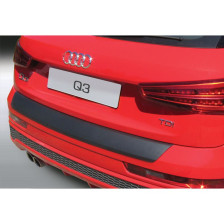 ABS Achterbumper beschermlijst passend voor Audi Q3 & RSQ3 10/2011-10/2018 Zwart