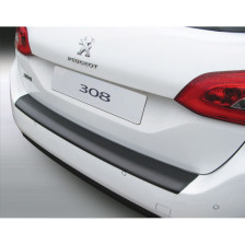 ABS Achterbumper beschermlijst passend voor Peugeot 308 SW 5/2014- Zwart