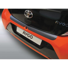 ABS Achterbumper beschermlijst passend voor Toyota Aygo 3/5 deurs 7/2014- Zwart