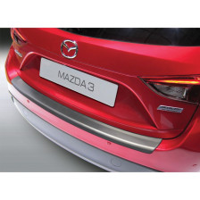 ABS Achterbumper beschermlijst passend voor Mazda 3 5-deurs 2013-2019 Zwart