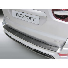 ABS Achterbumper beschermlijst passend voor Ford Ecosport Facelift 2018- Zwart 'Ribbed'