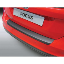ABS Achterbumper beschermlijst passend voor Ford Focus HB 5 deurs 2014-2018 Zwart
