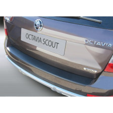ABS Achterbumper beschermlijst passend voor Skoda Octavia Scout Kombi 6/2013-4/2017 Zwart