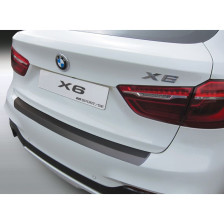 ABS Achterbumper beschermlijst passend voor BMW X6 F16 M-Sport/SE 2015-2019 Zwart
