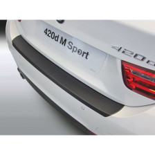 ABS Achterbumper beschermlijst passend voor BMW 4-Serie F36 Gran Coupe 4/2014- 'M-Sport' Zwart