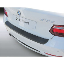ABS Achterbumper beschermlijst passend voor BMW 2-Serie F22 SE/Luxury/Sport 4/2014- Zwart