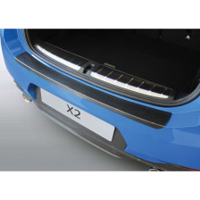 ABS Achterbumper beschermlijst passend voor BMW X2 F39 SE/M-Sport/X 3/2018- Carbon Look