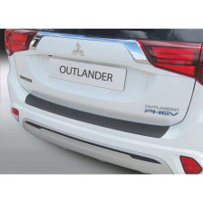 ABS Achterbumper beschermlijst passend voor Mitsubishi Outlander PHEV 2015- Zwart