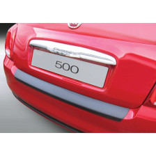ABS Achterbumper beschermlijst passend voor Fiat 500/500C 7/2015- Zwart