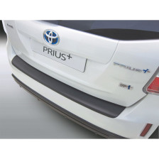 ABS Achterbumper beschermlijst passend voor Toyota Prius 2/2015- 'Ribbed' Zwart