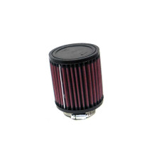 K&N universeel cilindrisch filter 54mm aansluiting, 5 graden hoek, 89mm uitwendig, 102mm Hoogte (RB-0500)