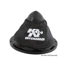 K&N Drycharger Filterhoes voor RC-5052, 102 x 60mm - Zwart (RC-5052DK)