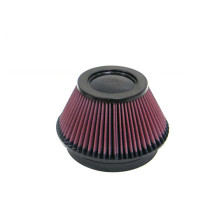 K&N Universeel filter - carbonvezel top - 152mm aansluiting, 191mm bodem, 114mm top, 102mm hoogte (RP-4600)