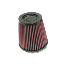 K&N Universeel filter - carbonvezel top - 102mm aansluiting, 137mm bodem, 102mm top, 140mm hoogte (RP-4660)