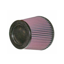 K&N Universeel filter - carbonvezel top - 127mm aansluiting, 165mm bodem, 114mm top, 143mm hoogte (RP-5113)