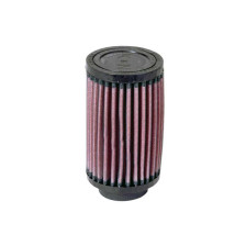 K&N universeel cilindrisch filter 43mm aansluiting, 76mm uitwendig, 127mm Hoogte (RU-0210)