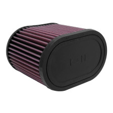 K&N universeel ovaal filter 70mm aansluiting, 159mm x 102mm, 127mm Hoogte (RU-1500)
