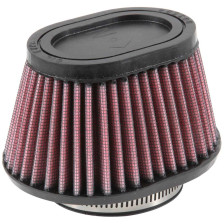K&N universeel ovaal/conisch filter 62mm aansluiting, 114mm x 95mm Bodem, 89mm x 64mm Top, 70mm Hoogte (RU-2780)