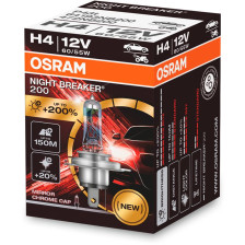 Osram Night Breaker 200 Laser Halogeen lamp - H4 - 12V/60-55W - per stuk