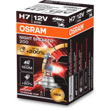 Osram Night Breaker 200 Laser Halogeen lamp - H7 - 12V/55W - per stuk
