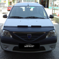 Motorkapsteenslaghoes  Dacia Logan 2005-2008 zwart