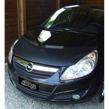 Motorkapsteenslaghoes  Opel Corsa D 2006-2010 zwart