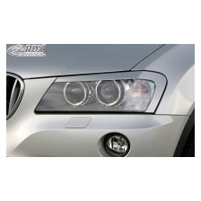 Koplampspoilers  BMW X3 F25 2010-2014 (ABS)