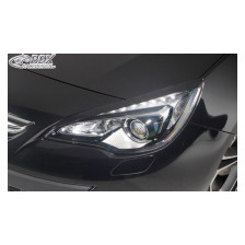 Koplampspoilers  Opel Astra J GTC 2009-2015 & Cascada (ABS)