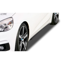 Sideskirts 'Slim'  BMW 2-Serie F45/F46 Active & Gran Tourer 2015- (ABS zwart glanzend)