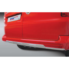 RGM Achterbumperskirt 'Skid-Plate' passend voor Volkswagen Transporter T6 2015-2020 & T6.1 2020-(met achterdeuren) Zilver