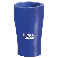 Samco Verloopstuk recht blauw - Lengte 152mm - Ø102>76mm