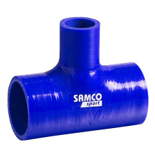 Samco Siliconen slang T-Piece 25mm - Lengte:102mm - Ø76mm - Blauw