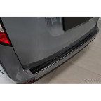 Zwart RVS Achterbumperprotector passend voor Mercedes Citan (W420) Box/Tourer 2021- 'Ribs'
