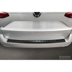 Zwart RVS Achterbumperprotector passend voor Volkswagen Multivan T7 2021- 'Ribs'
