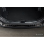 Zwart-Chroom RVS Achterbumperprotector passend voor Toyota RAV4 V 2018- 'Ribs'