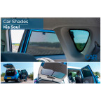 Set Car Shades passend voor Kia Soul II 5 deurs 2014-2019 (6-delig)