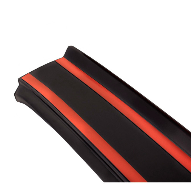 ABS Achterbumper beschermlijst passend voor Nissan Primastar/Opel Vivaro/Renault Trafic 2006-2014 Glanzend zwart