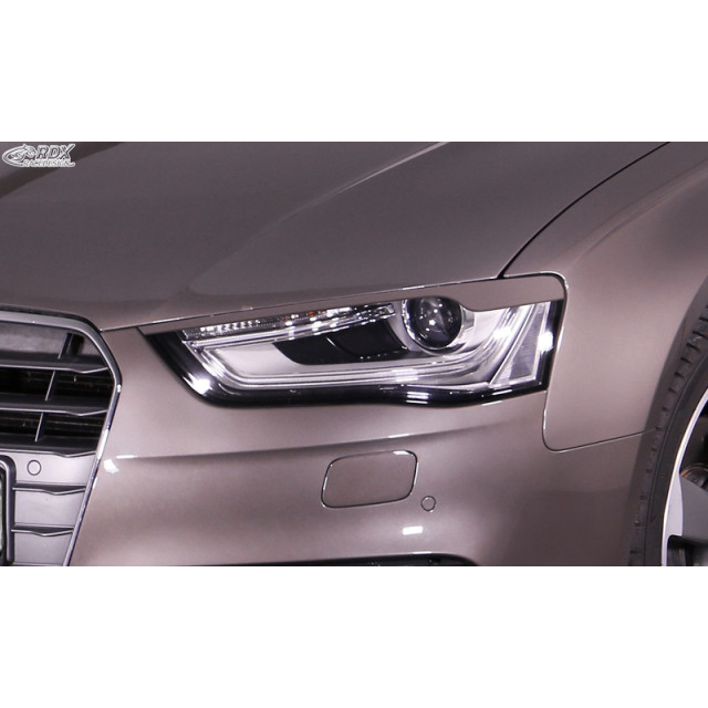 Koplampspoilers passend voor Audi A4 (B8) Sedan/Avant Facelift 2011-2015 (ABS)