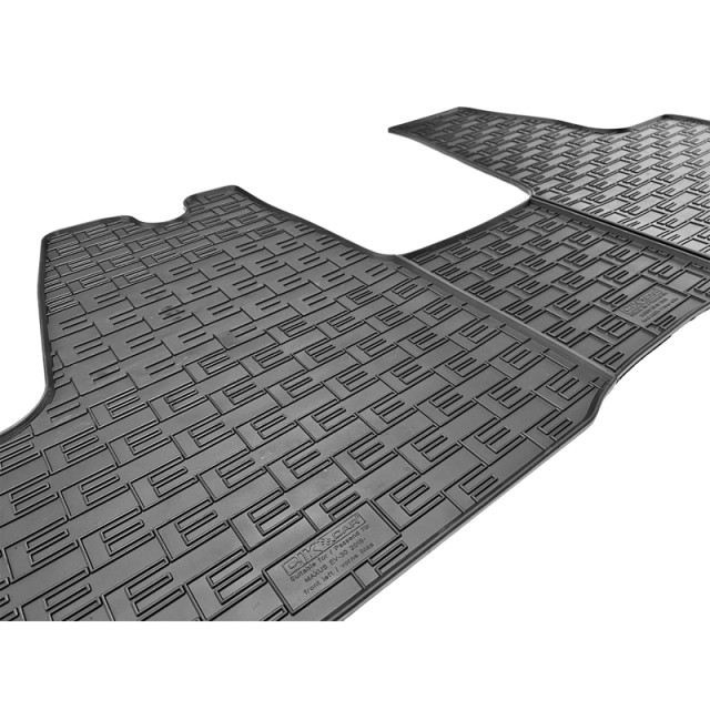 Rubber matten passend voor Maxus eDeliver 3 (ev-30) 2020- (3-delig + montagesysteem)