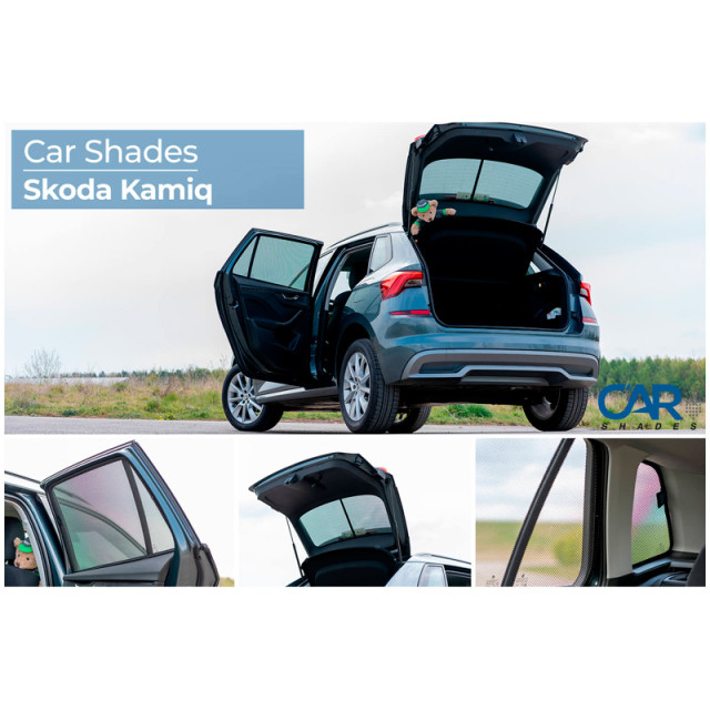 Set Car Shades passend voor Skoda Kamiq 2019- (6-delig)